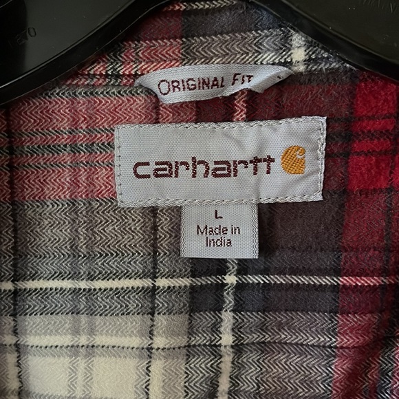 Mens Carhartt button down size Large EUC - Picture 2 of 4